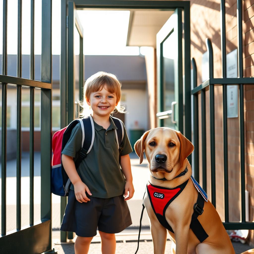 School therapy dog improving student attendance and motivation at UK primary school gates