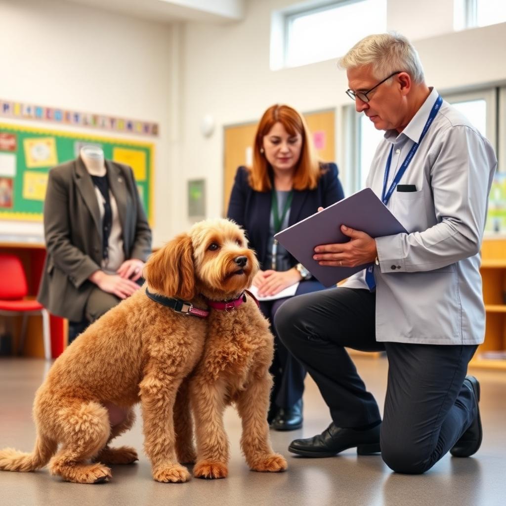 School therapy dog training programme for UK schools